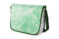 Bonamaison Digitaal bedrukte Messenger schooltas met kaki riem voor studenten, crossbody tas, koerierstas, schoudertas voor kinderen, meisjes, jongens, maat: 29x36 cm