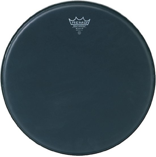 Remo BX-0814-10 Emperor X Black Suede 14 inch snaredrumvel dot