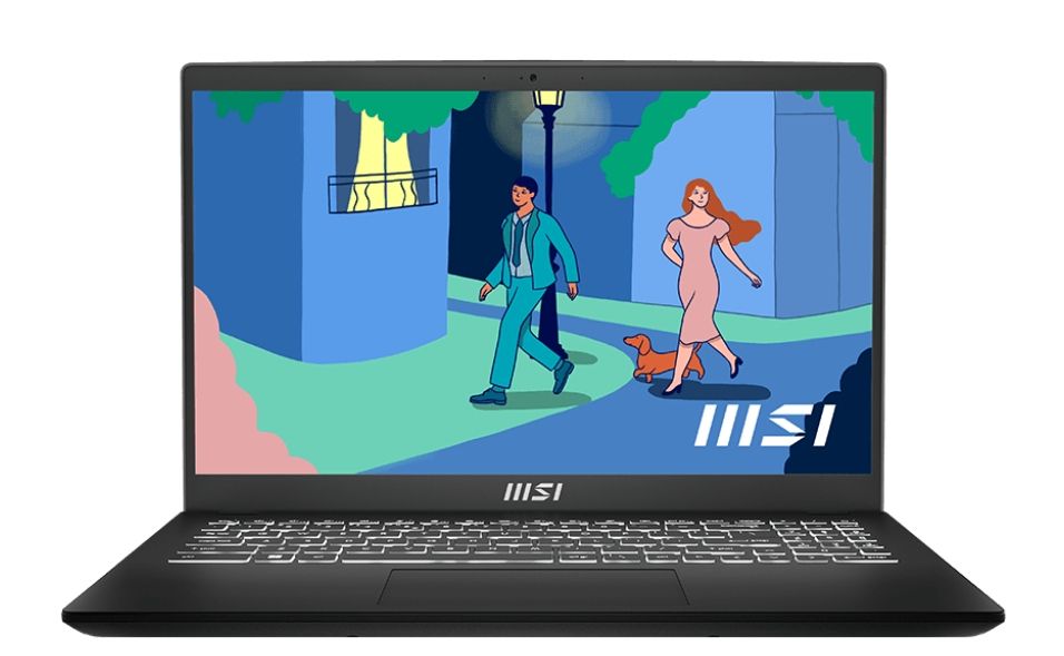 MSI Modern 15 B13M-274BE - 15.6" Full HD Laptop - Intel Core i5-1335U - 8GB RAM - 512GB SSD - Windows 11 - Black