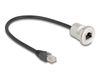 Delock 88187 câble réseau Noir, Argent 0,3 m Cat5e S/UTP (STP)