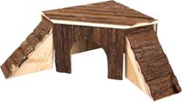 Karlie maisonnette avec 1 ou 2 échelles en bois véritable - Multicolore