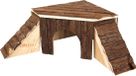 Karlie maisonnette avec 1 ou 2 échelles en bois véritable - Multicolore