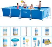 Intex Rechthoekig Frame Zwembad - 450 x 220 x 84 cm - Blauw