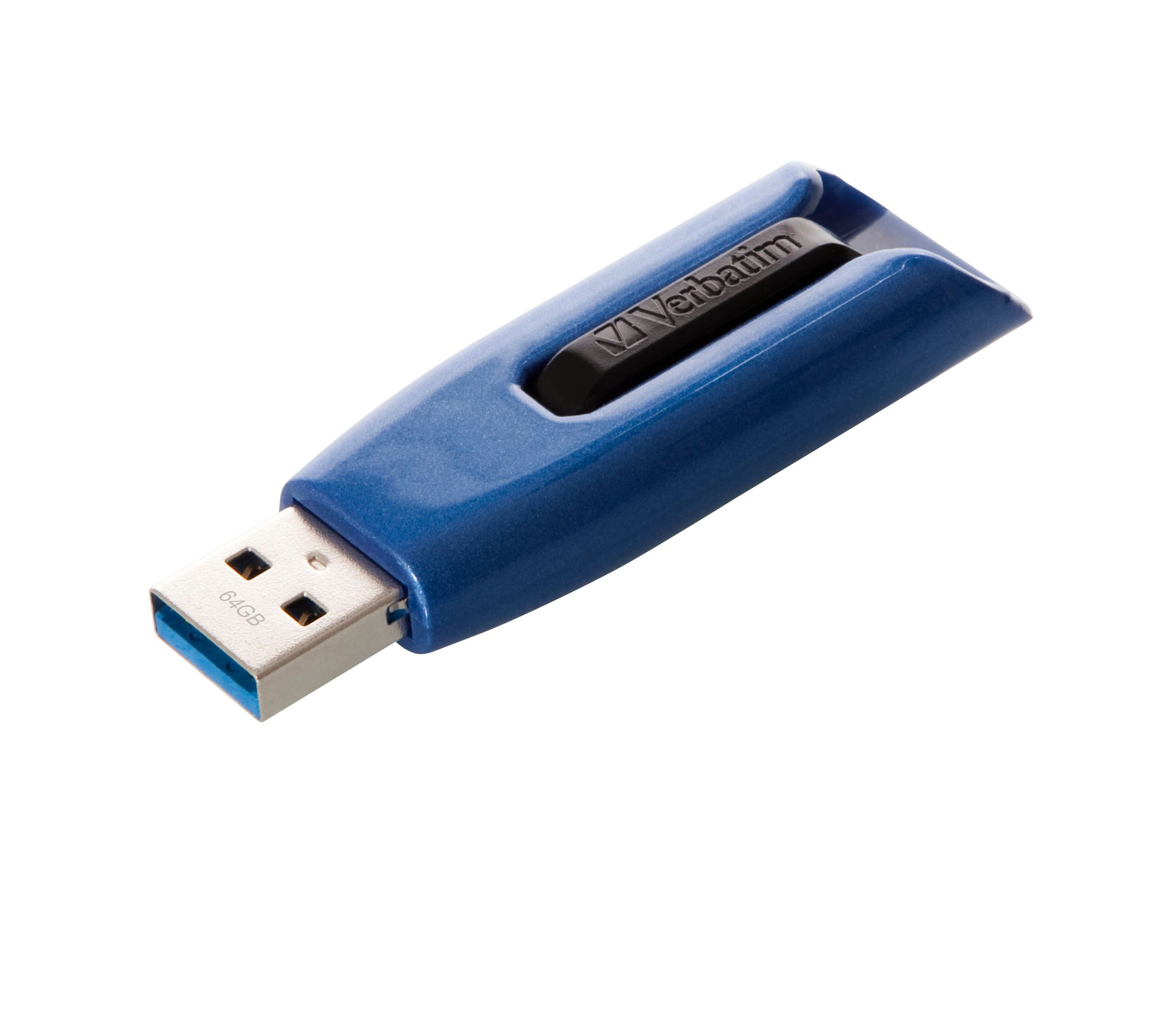 Verbatim Store 'n' Go V3 Max USB-stick - 64GB - Blauw