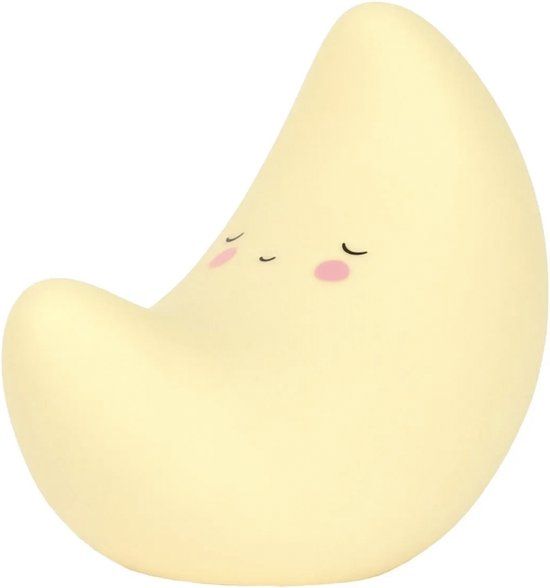 A Little Lovely Company Mini Maan Lamp - Geel