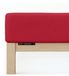 Schlafgut Soft Contact Jersey Flanel Hoeslaken S - 90x190 - 100x200 285 Red Deep