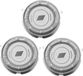 REM life GmbH Set de 3 têtes de rasoir - Convient pour Philips 5000 Series SH50/50 - Lames de rasoir de remplacement pour hommes - Lames MultiPrecision - Inclut des têtes de rasoir confortables - Argent