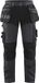Blåkläder Werkbroek met stretchpanelen en spijkerzakken 1599-1343 - Donkergrijs/Zwart - D124