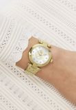Gc Gc Topchic Mid Size Metal Analoog Quartzhorloge Goudkleurig Kast Gemaakt Van 100% Roestvrij Staal En Een Armband Van 100% Roestvrij Staal 32 Z63002L3, Z63003L6, Z63004L9