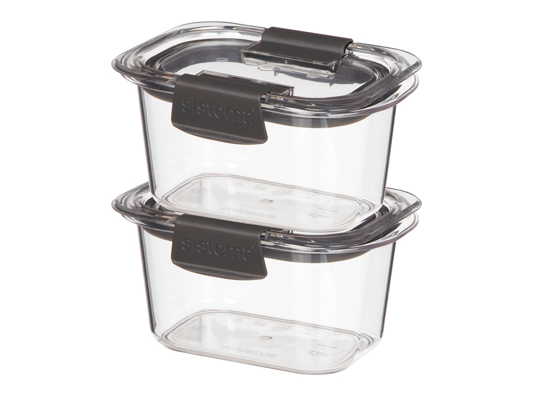Sistema Brilliance 14x9 5 cm voorraaddoos - Transparant