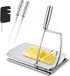 Allecto Plus: Coupe-fromage en acier inoxydable avec fil et aiguiseur