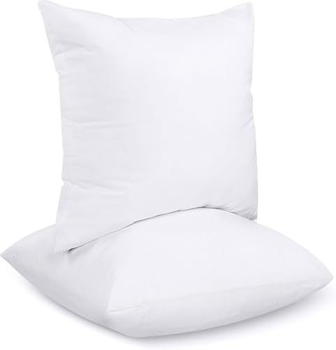 Utopia Bedding Kussenvulling 35 x 35 cm (Set van 2), Vulkussen Binnenkussen Sofakussen Decokussen (Wit)