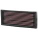 K&N Filtre à air de remplacement compatible avec Fiat Cinquecento, Punto, Seicento, Tempra, Tipo, Uno, Lancia Dedra, Delta, Y (33-2586)
