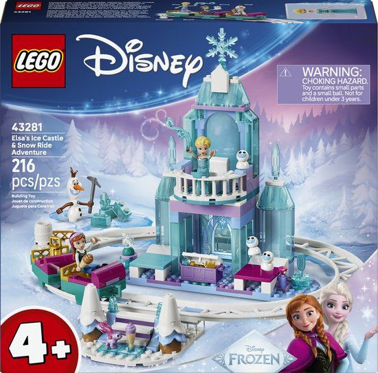 LEGO Disney Princess 43281 Elsa's ijskasteel en sneeuwrit
