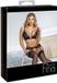 Bralette Jarretel Set met Ketting Zwart XL