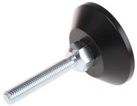 RS PRO Adjustable Foot Swivel Foot Type, 40, M12, Suitable for ø: 12mm, 8mm