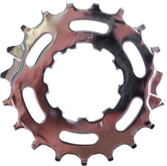 Shimano Krans 19T 10V - Zilver - Stadsfiets