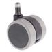 WAGNER draaistoelrol/bureaustoelwielen - Design Soft - diameter Ø 60 mm, bouwhoogte 65 mm, intervalgeremd, steekpen 11 x 20 mm, draagkracht 50 kg - Made in Germany - 01011961