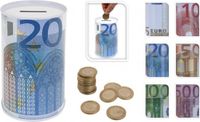 FREE & EASY Koopman International 50 eurobiljet spaarpot 13 cm