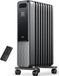 Dreo Radiateur à bain d'huile - Économe en énergie - 2000W - 9 ailettes - Télécommande - 3 niveaux de chaleur - 4 modes