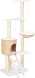 vidaXL Poteau griffoir avec poteau griffoir en sisal herbe marine