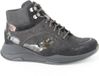 Durea Dames Enkelboot 9755-85-0005 Zwart/Combi Suède Wijdte H