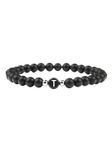 good.designs Parelarmband van agaatstenen met de letter T