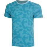 NEO Feel the Vybe AOP Hardloopshirt Heren-turkoois, Maat S