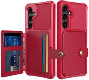 Selected by GSMpunt.nl Samsung Galaxy A55 Portemonnee Hoesje Rood