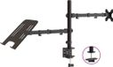 vidaXL Monitorbeugel VESA 75/100 mm Zwart Staal