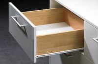 Hettich Ladegeleider FR 402 opliggend wit lang 250mm 25kg