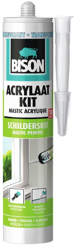 Bison Acrylaatkit Universeel transparant 300 ml