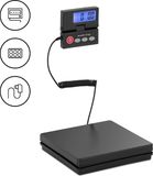 Steinberg Digitale pakketweegschaal - 50 kg / 2 g - Basic - Extern LCD display - Zwart