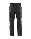 Blåkläder Service werkbroek met stretch 1459-1845 - Donkergrijs/Zwart - D88