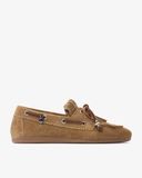 VIA VAI June Loua Mocassins Dames - Suède - Khaki - Maat 41