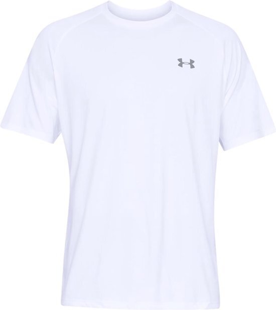 Under Armour Tech Tee 2.0 Sportshirt - Heren - Wit Het authentieke go-to training shirt 2.0