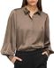 Vila Enna Ravenna Chemisier manches ballon Femme - Taille S (36)