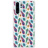Peacock Feather Beschermende siliconen case compatibel met P30 Pro
