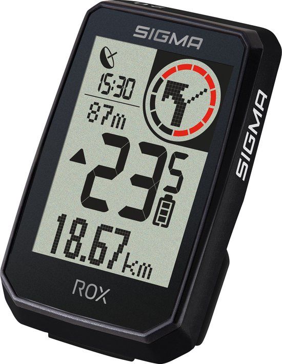 Sigma Rox 2.0 Endurance Fietscomputer Transparant