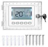 Boîte de protection universelle pour thermostats, avec clé, pour une sécurité accrue