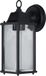 Osram ENDURA Classic M E27 buitenlamp zwart, IP43, aluminium behuizing, helder glas, zonder lamp, wandmontage voor beschermde gebieden