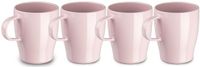Plasticforte Gobelets - 6 pièces - Plastique - Rose - 300 ml