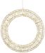 Luca Lighting Krans Zilver Warm Wit 1440 LED - Kerstversiering Ø50 cm