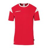 Uhlsport Squad 27 Shirt Korte Mouw Kinderen - Rood / Wit | Maat: 140