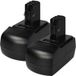 vhbw 2 x Ni-MH batterie 2100 mAh (14,4 V) compatible avec outils Metabo BSZ 14.4, BSZ14.4 Impuls, SBZ 14.4, SBZ14.4 Impuls, ULA9.6-18 remplacement pour Metabo 6.25482.