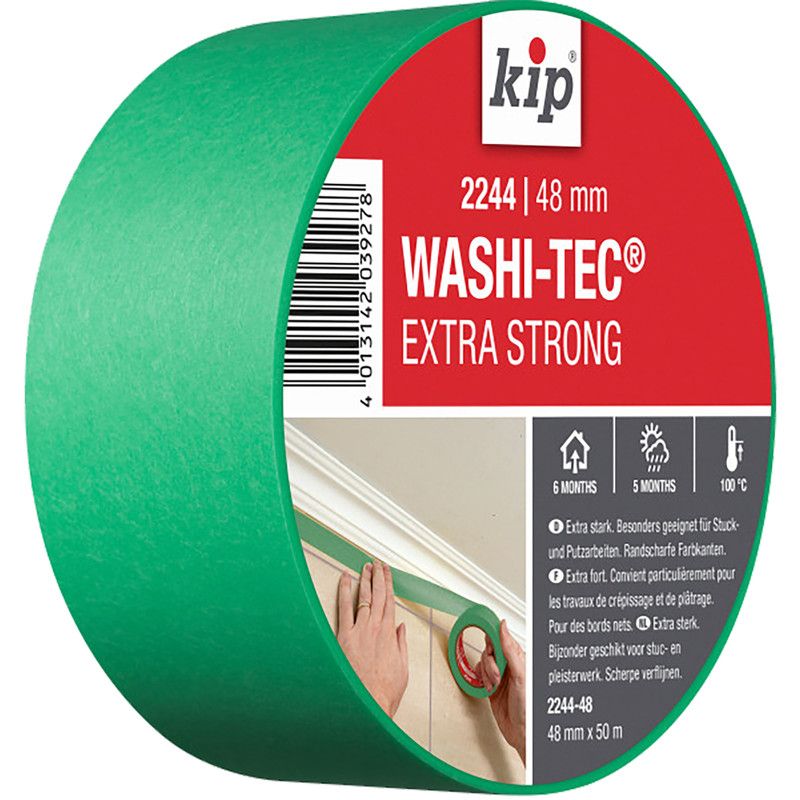 Kip 2244 Washi Afplaktape Extra Sterk - 48mm x 50m
