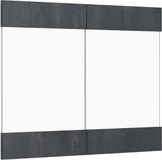 Vicco R-Line Keukenfront – 79.2 x 59 cm meubelfront voor de glazen hangkast Zwart beton