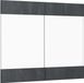 Vicco R-Line Keukenfront – 79.2 x 59 cm meubelfront voor de glazen hangkast Zwart beton