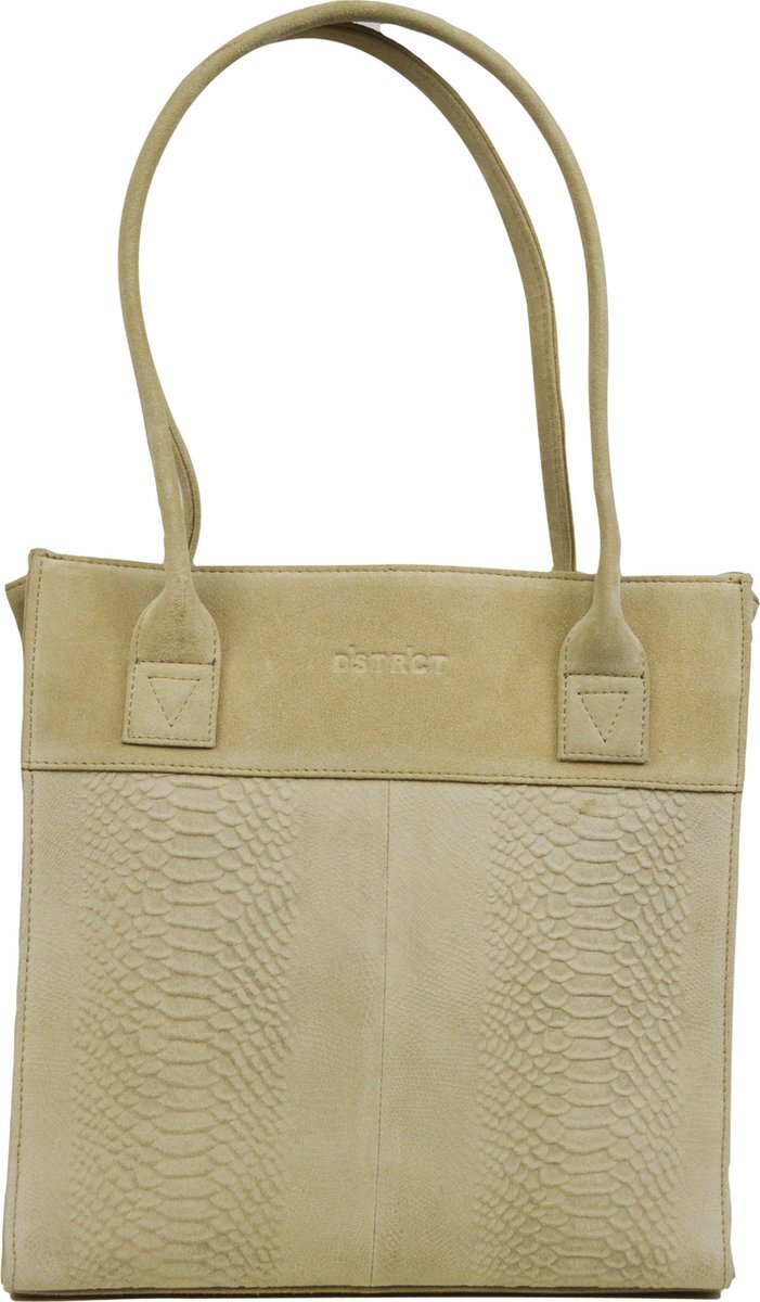 DSTRCT Portland Road Leren Shopper M - Beige