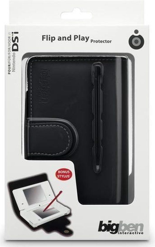 Bigben Opbergtas + Stylus Zwart NDS